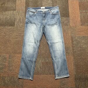DU/ER Performance Denim Girlfriend Jeans Women's Size 30x28 Medium Wash DUER